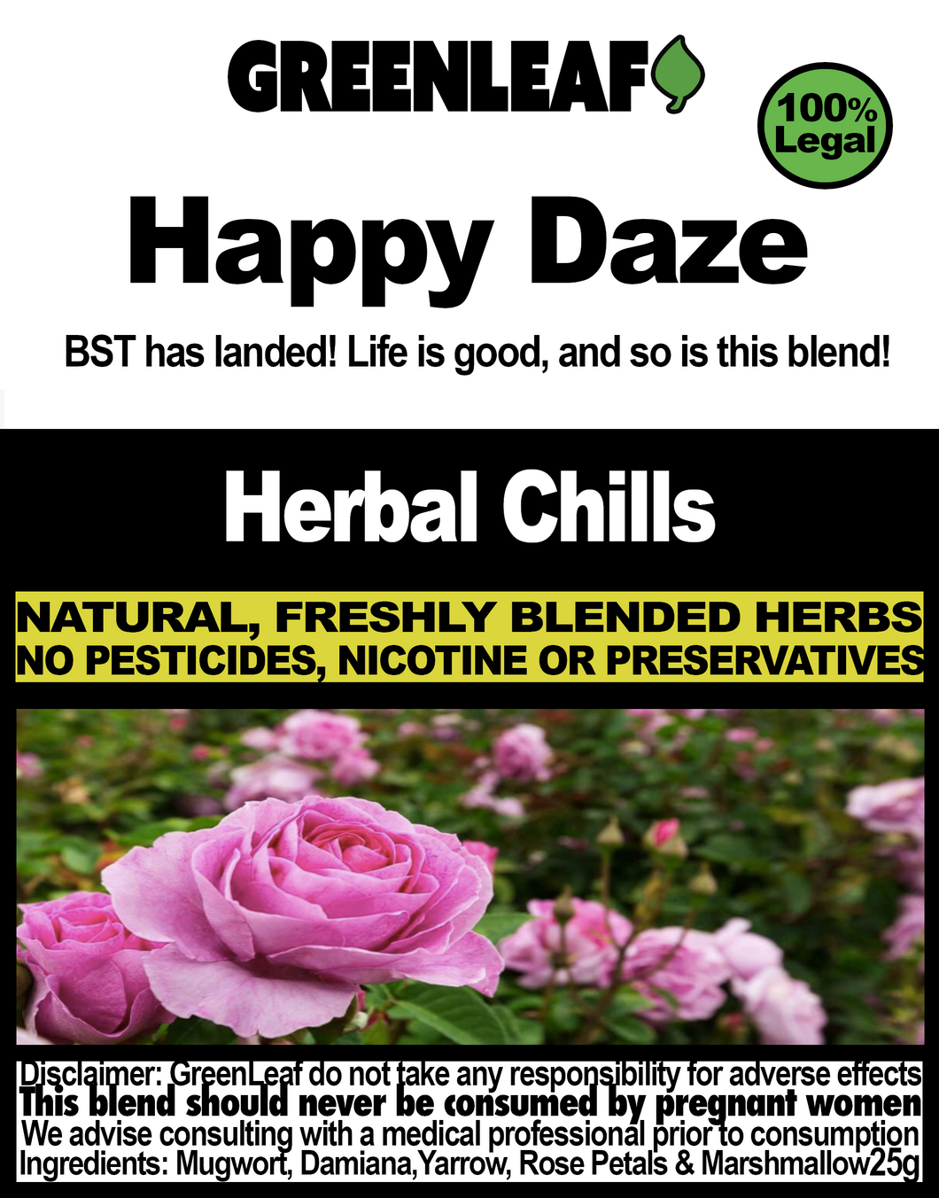 Happy Daze Herbal Tea Blend